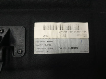 2012 Volvo C30 Trunk Floor Liner Carpet Trim Panel  OEM
