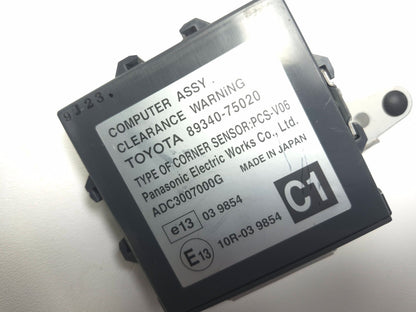 2010 Lexus Hs250h Clearance Warning Computer Module OEM