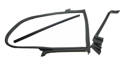 2022 Tesla Model 3 Rear Door Window Belt Molding & Seal Passenger Side 3pcs OEM