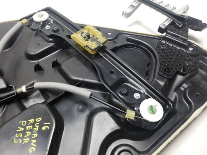 16 - 22 Dodge Durango Door Window Regulator Panel Rear Passenger Side Right OEM