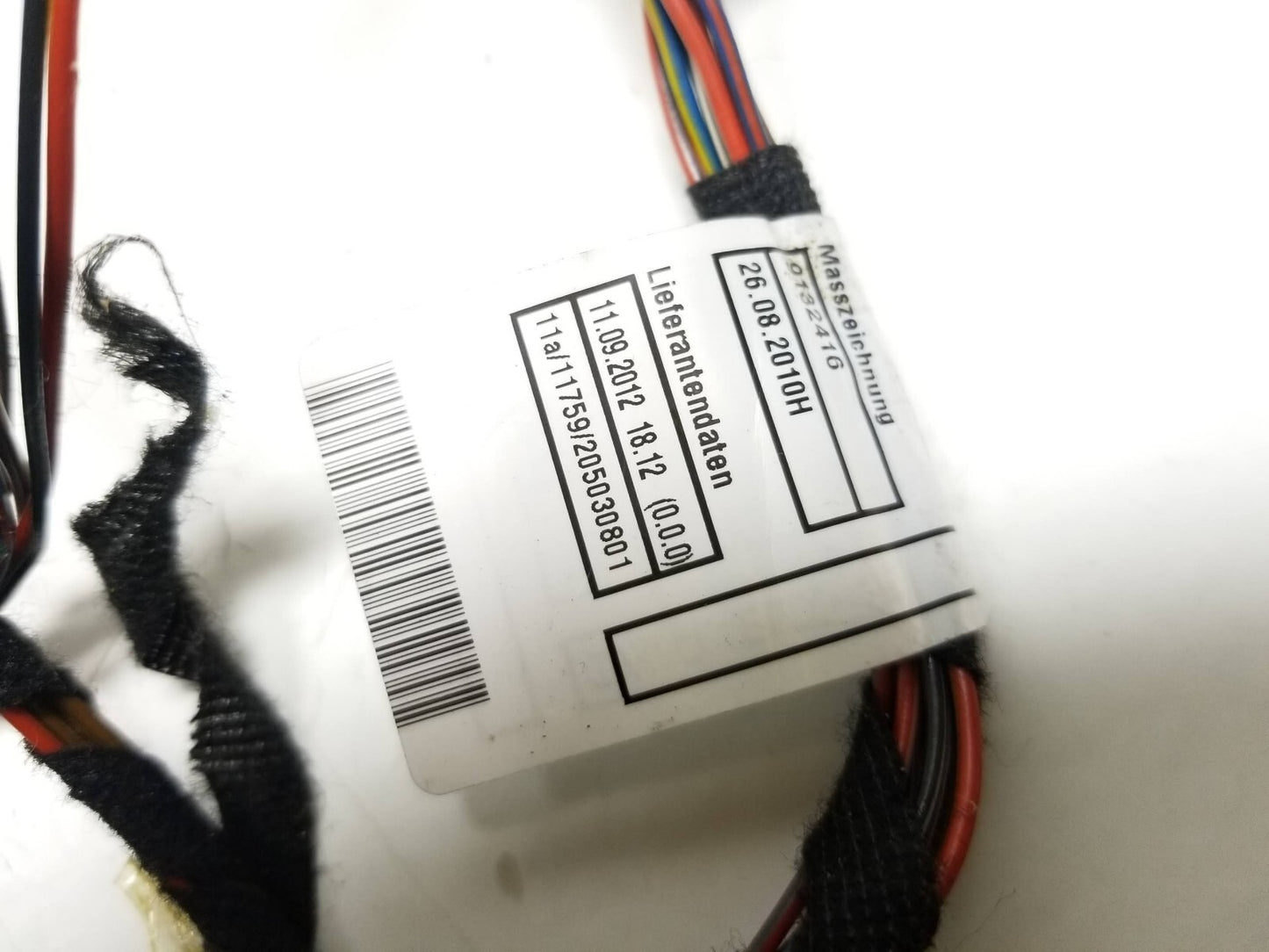 2013 BMW X6 Engine Start Stop Button Ribbon Cable Harness 9177531 OEM