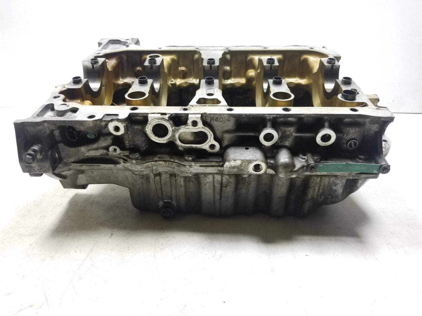 2010 Acura Tsx 2.4l Engine Oil Pan Upper & Lower Pair OEM