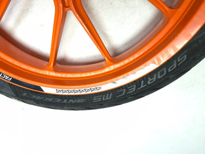 2017 Ktm 390 Duke Wheel Rim W/ Tire R 17x3 17x4 Front & Rear Pair OEM
