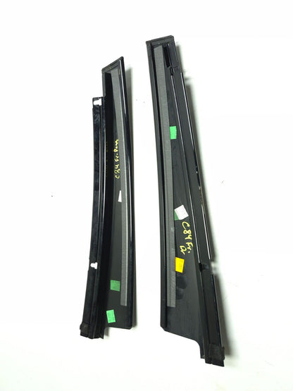 2011 Mercedes S400 W221 Door Pillar Applique Molding Front & Rear 4pcs OEM