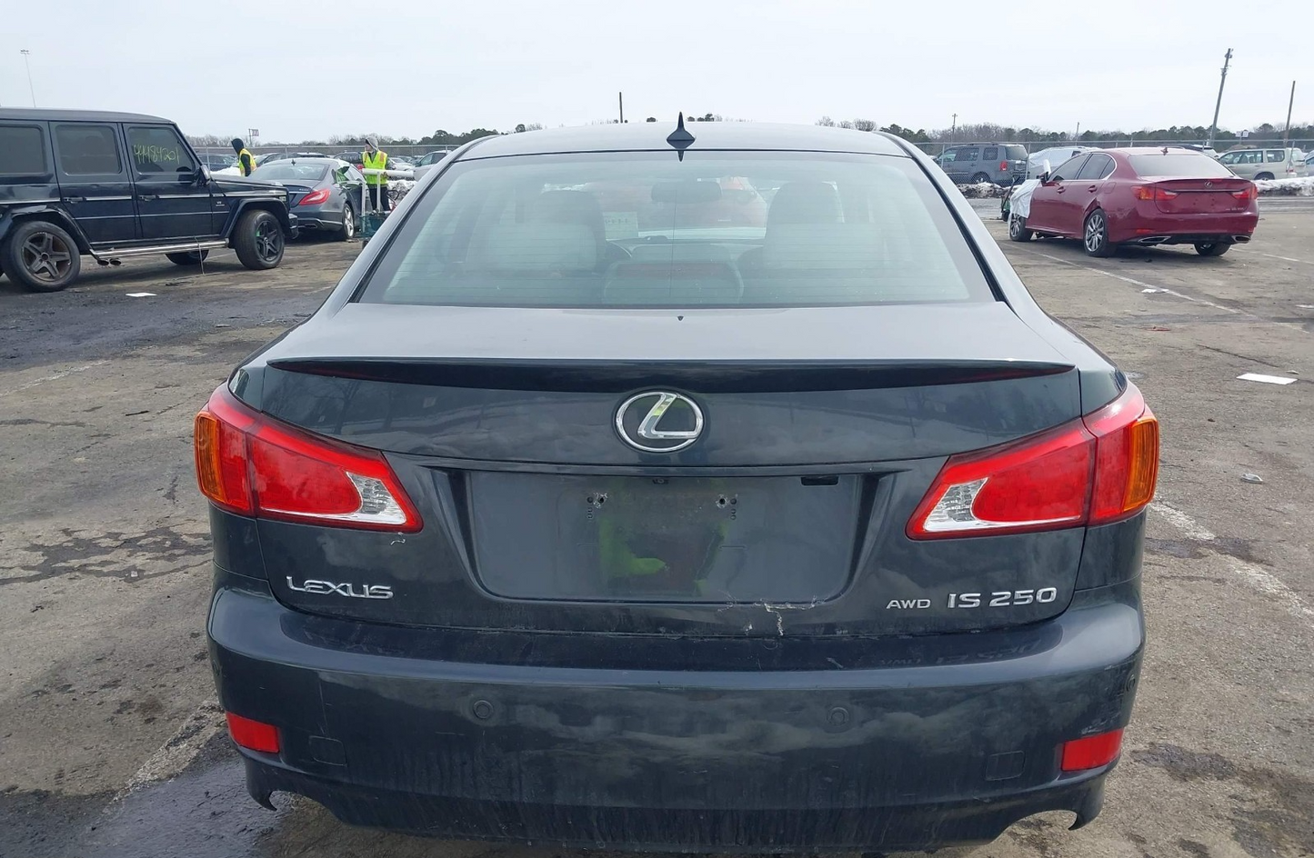 2009 Lexus IS250 Rear Bumper Cover OEM