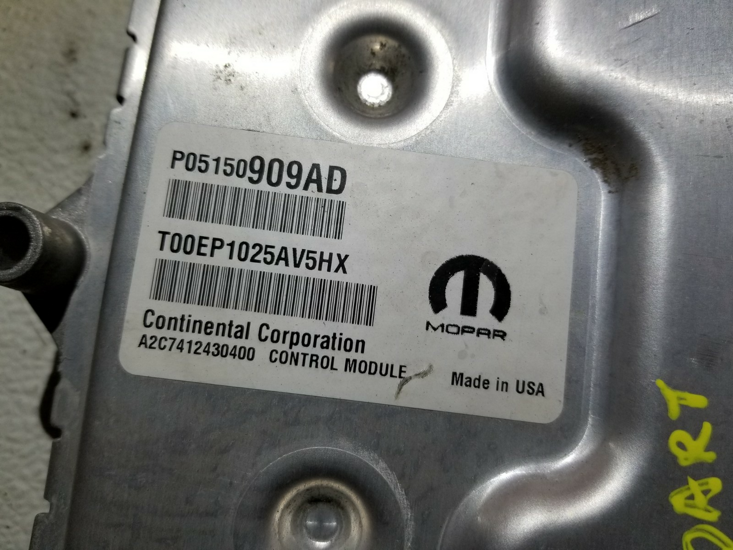 2015 Dodge Dart Engine Control Module OEM