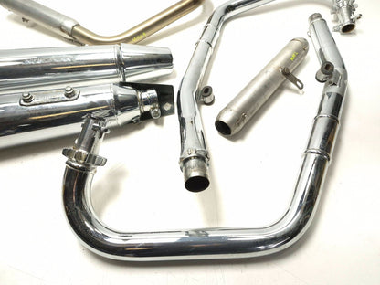 2022 Royal Enfield Int650 Exhaust Header Pipe Muffler & Heat Shield Lh & Rh OEM