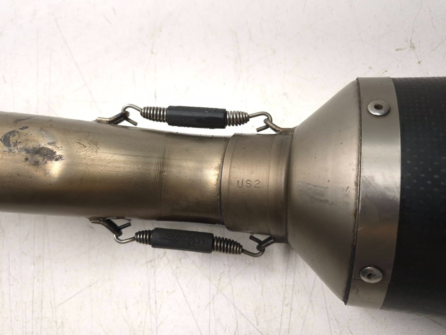 2005 Kawasaki Ninja Zx10r Exhaust Muffler Acrapovic Damaged OEM