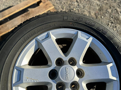 13 14 15 GMC Acadia Wheel W/ Tire Firestone 255/65r18 7/32" Pair OEM