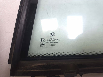 2013 BMW 328i F30 Rear Door Fixed Quarter Window Glass Left Driver Side OEM