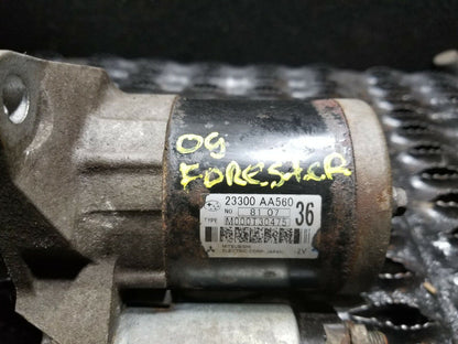 08 09 10 11 Subaru Forester 2.5l Starter Motor OEM