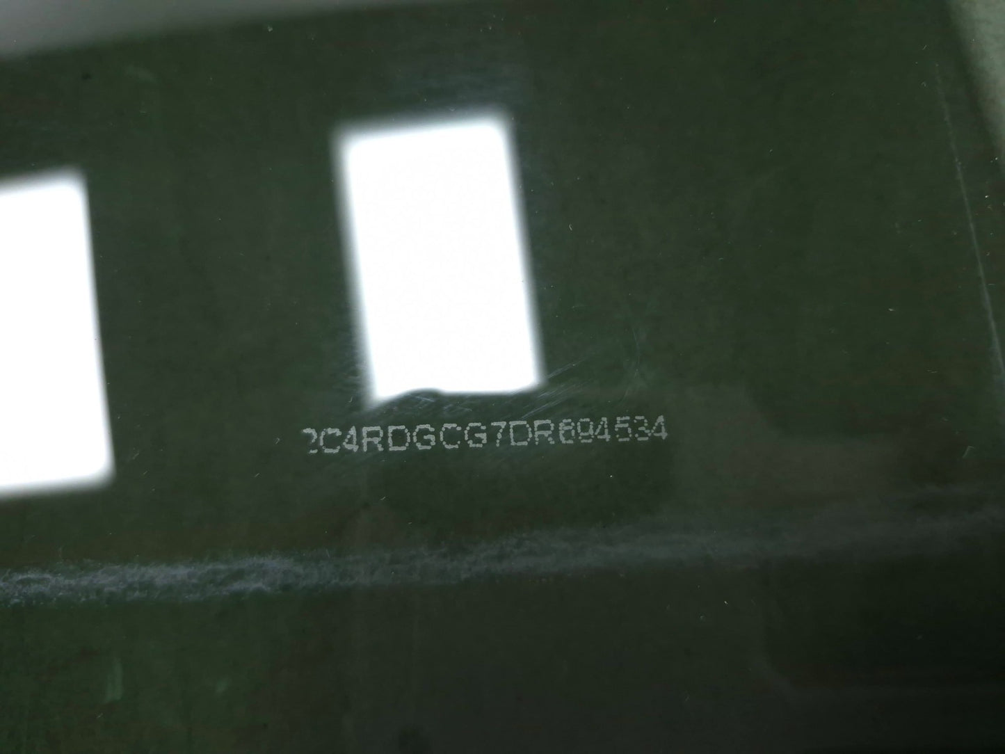 2013 Dodge Grand Caravan Rear Slider Door Window Glass Right Passenger Side Oem✅