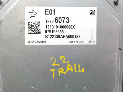 2022 Chevrolet Trailblazer Ecu Engine Control Module 1.3l OEM