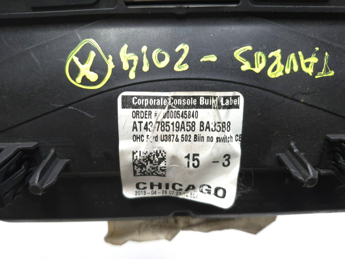 2014 Ford Taurus Overhead Console Dome Light OEM