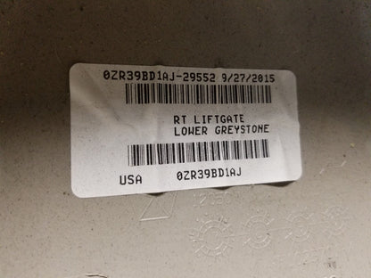 2011 - 2020 Dodge Grand Caravan Trunk Lid Tailgate Trim Panel OEM