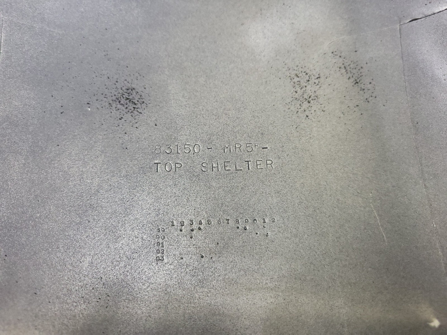 1989-1998 Honda Pc800 Pacific Coast Fuel Tank Cover Fairing Panel Top Shelteroem