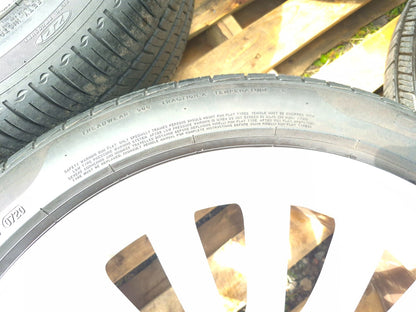 2011 BMW 750li Wheel Rim W/ Tire 245/45/r19 19x8.5j 4.8/32 Et 25 4 Pcs OEM