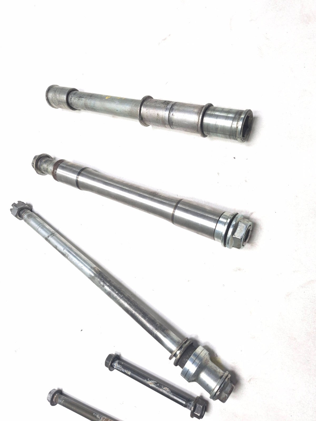 1987 Honda Goldwing 1200i Wheel Axle Front & Rear W/ Pivot Bolt OEM