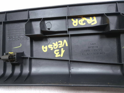 2013 Nissan Versa Front Driver Seat Side Trim Cover W/ Knob OEM 95k