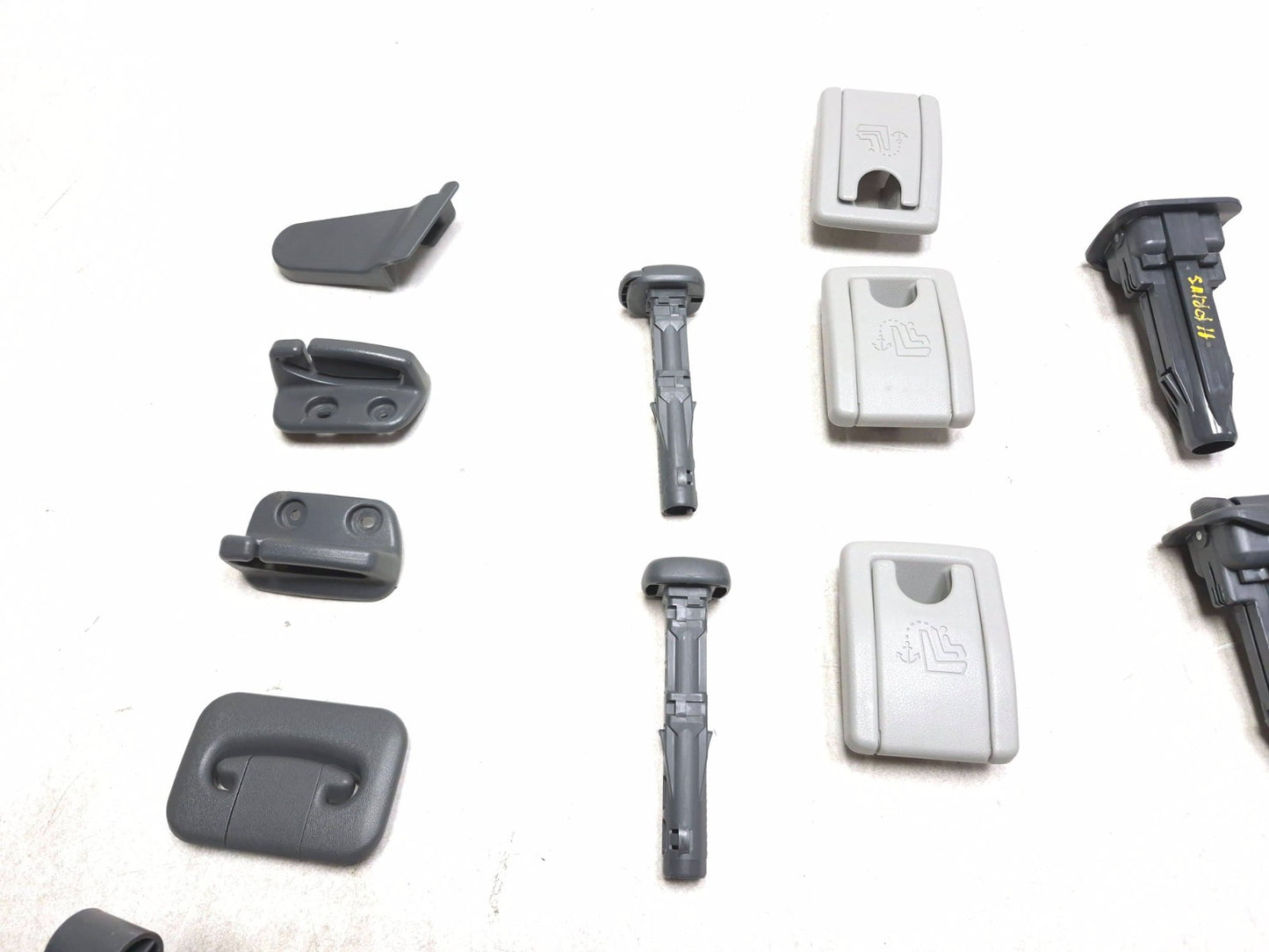 2011 Toyota Prius Rear Seat Trim Guide Sleeve & Fold Lock Set OEM
