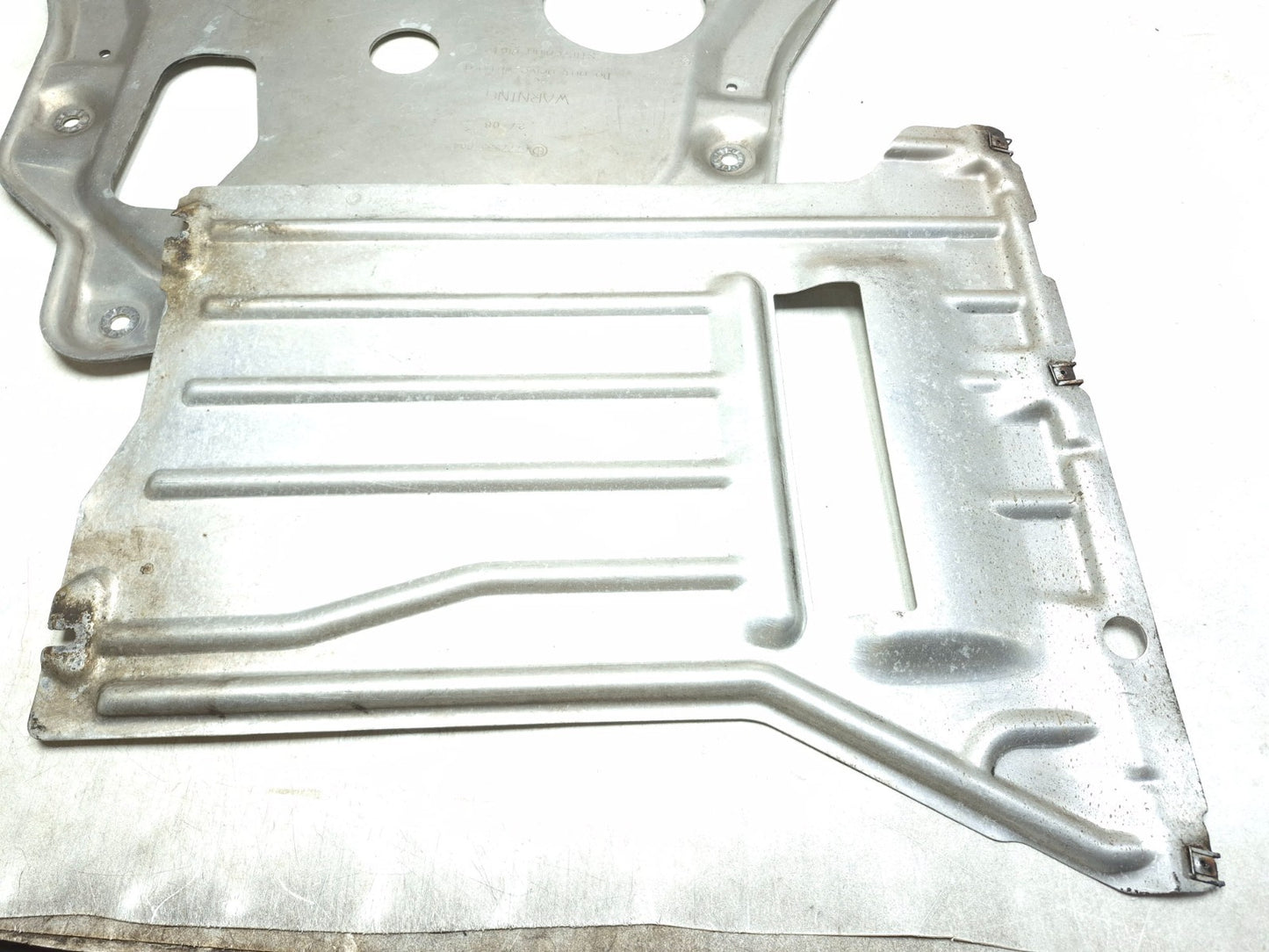 2008 BMW X6 E71 Lower Underbody Shield Belly Pan Skid Plate 2pcsoem