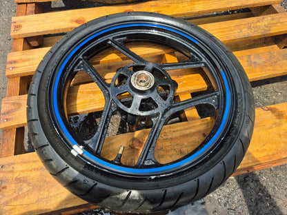 2006 Kawasaki Ninja 250 Ex250 Wheel Rim W/tire Front & Rear Pair OEM