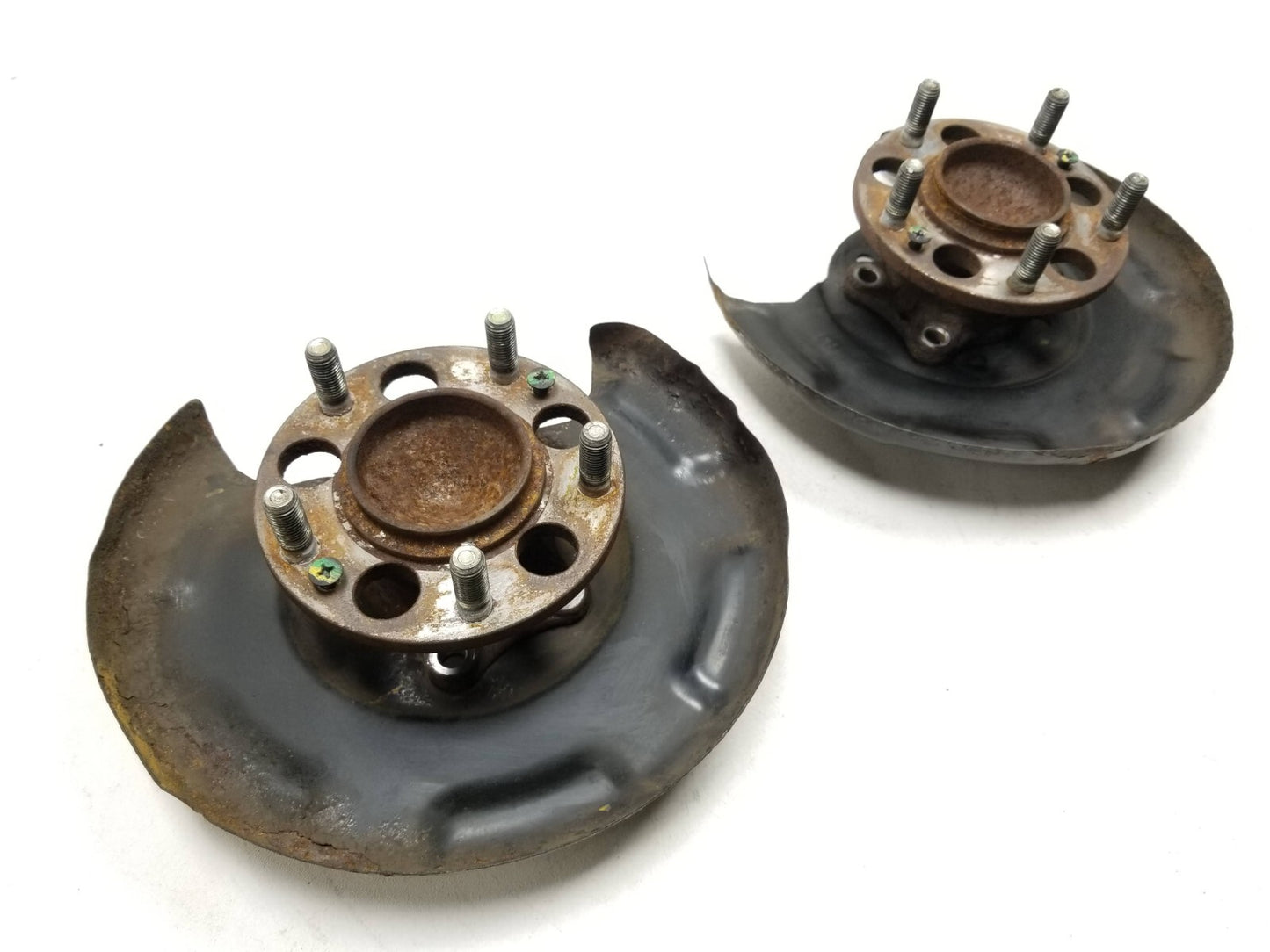 17 18 Kia Forte Rear Bearing W/ Brake Guard Pair OEM 49k Miles