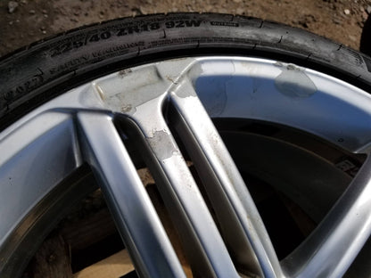2012 VW Golf GTI Wheel Rim W/ Tire 225/40zr18 4pcs OEM