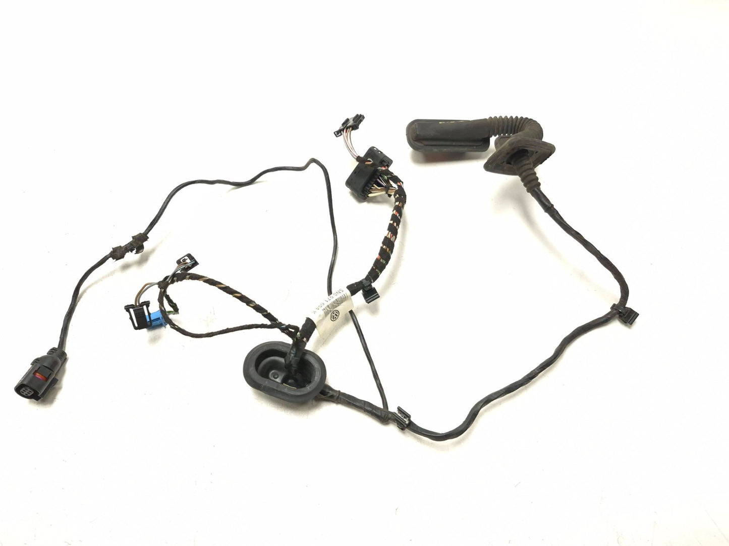 2011 Volkswagen Tiguan Door Wire Wiring Harness Rear Passenger Side Right OEM