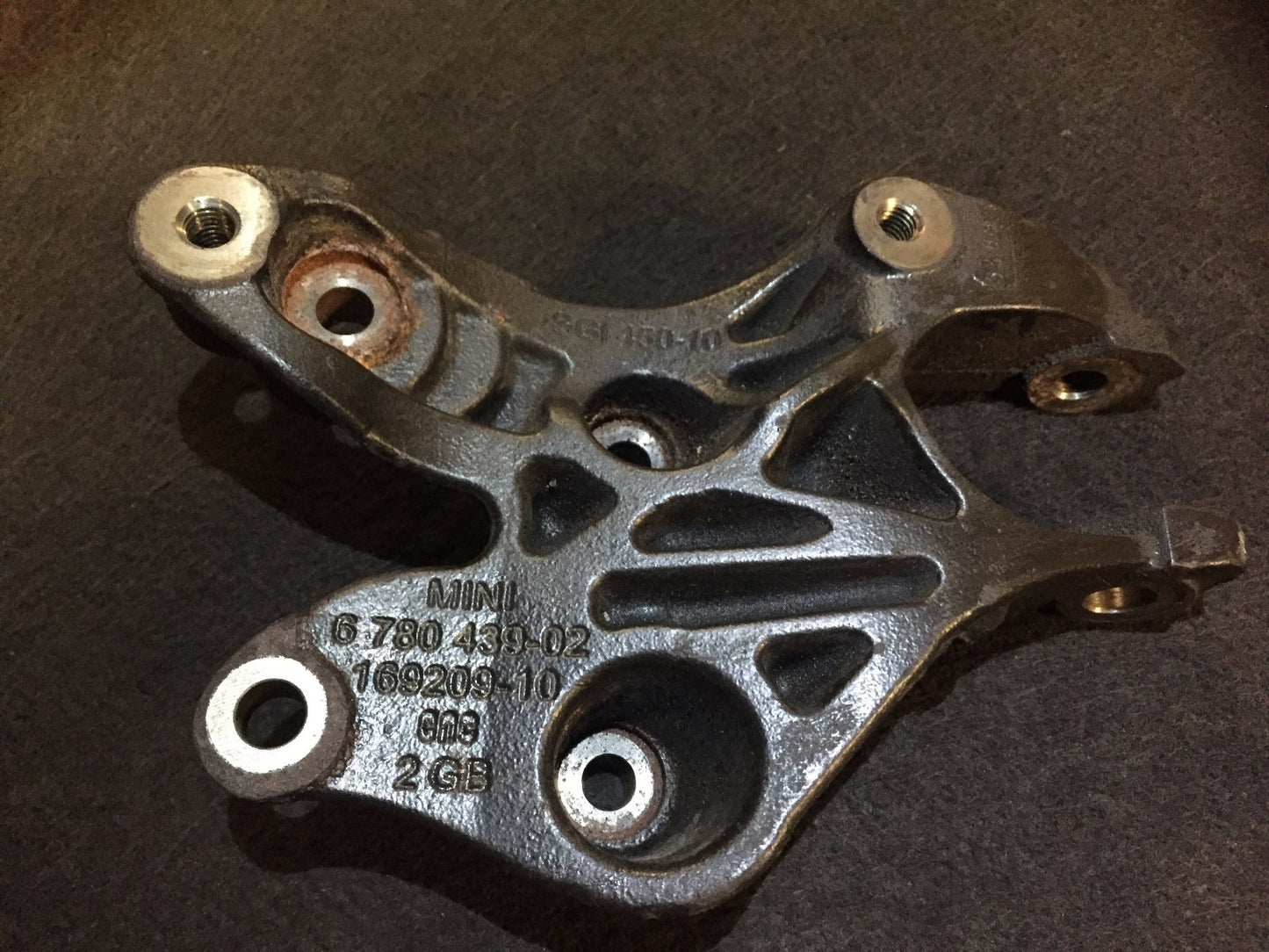 2010 Mini Cooper Transmission Mount Bracket Support Holder OEM