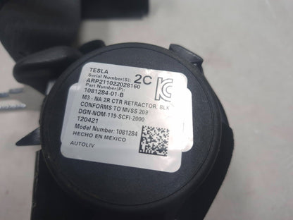 2021 Tesla Model 3 Rear Seat Belt Retractor OEM
