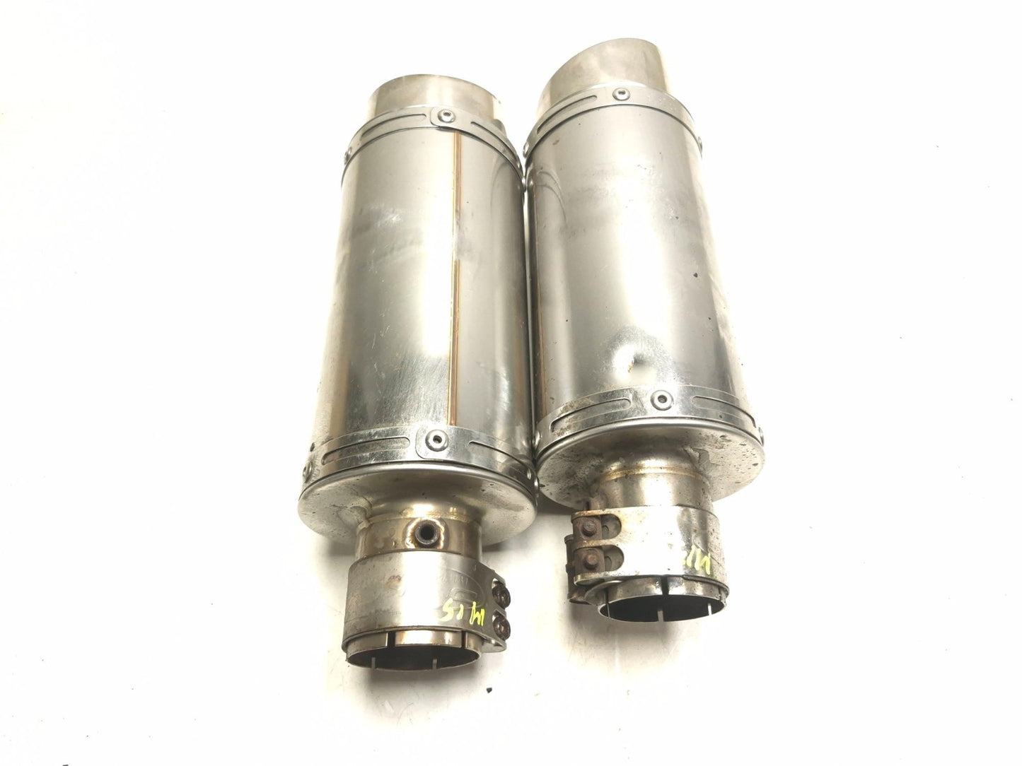 2004 Yamaha Fz6 S Exhaust Muffler Pair Delkivic OEM