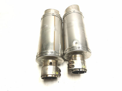 2004 Yamaha Fz6 S Exhaust Muffler Pair Delkivic OEM