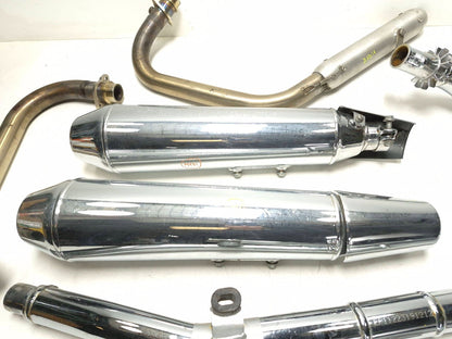 2022 Royal Enfield Int650 Exhaust Header Pipe Muffler & Heat Shield Lh & Rh OEM