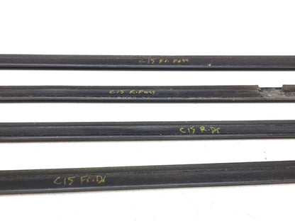 11-15 Subaru Impreza Door Window Belt Seal Molding 4pcs OEM Sedan