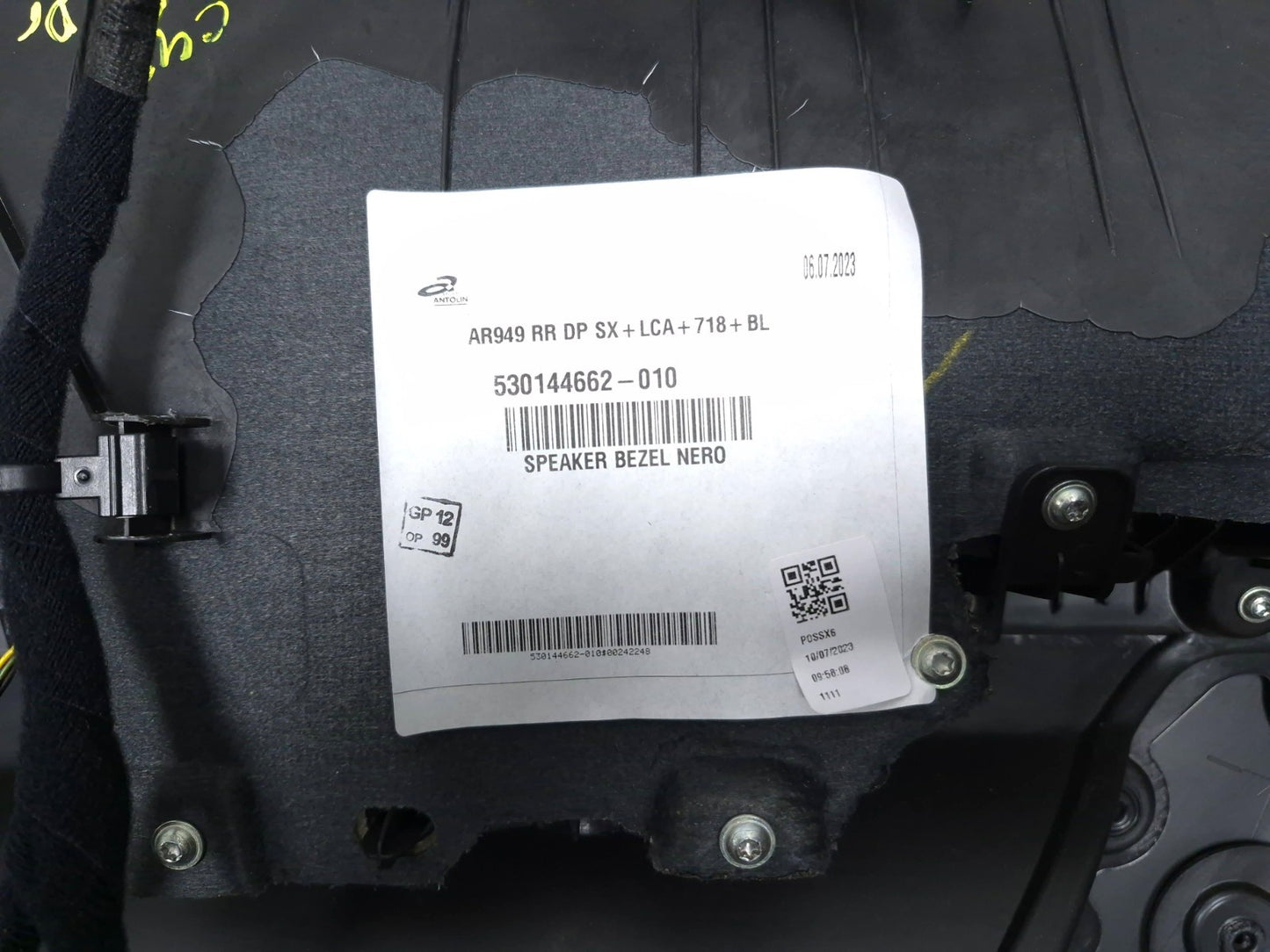 2024 Alfa Romeo Stelvio Door Panel Trim Rear Driver Side Left OEM