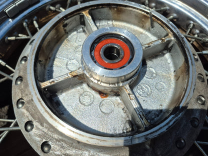 2004 Kawasaki Vulcan 800 Vn800 Wheel Rim W/ Tire Front & Rear Em