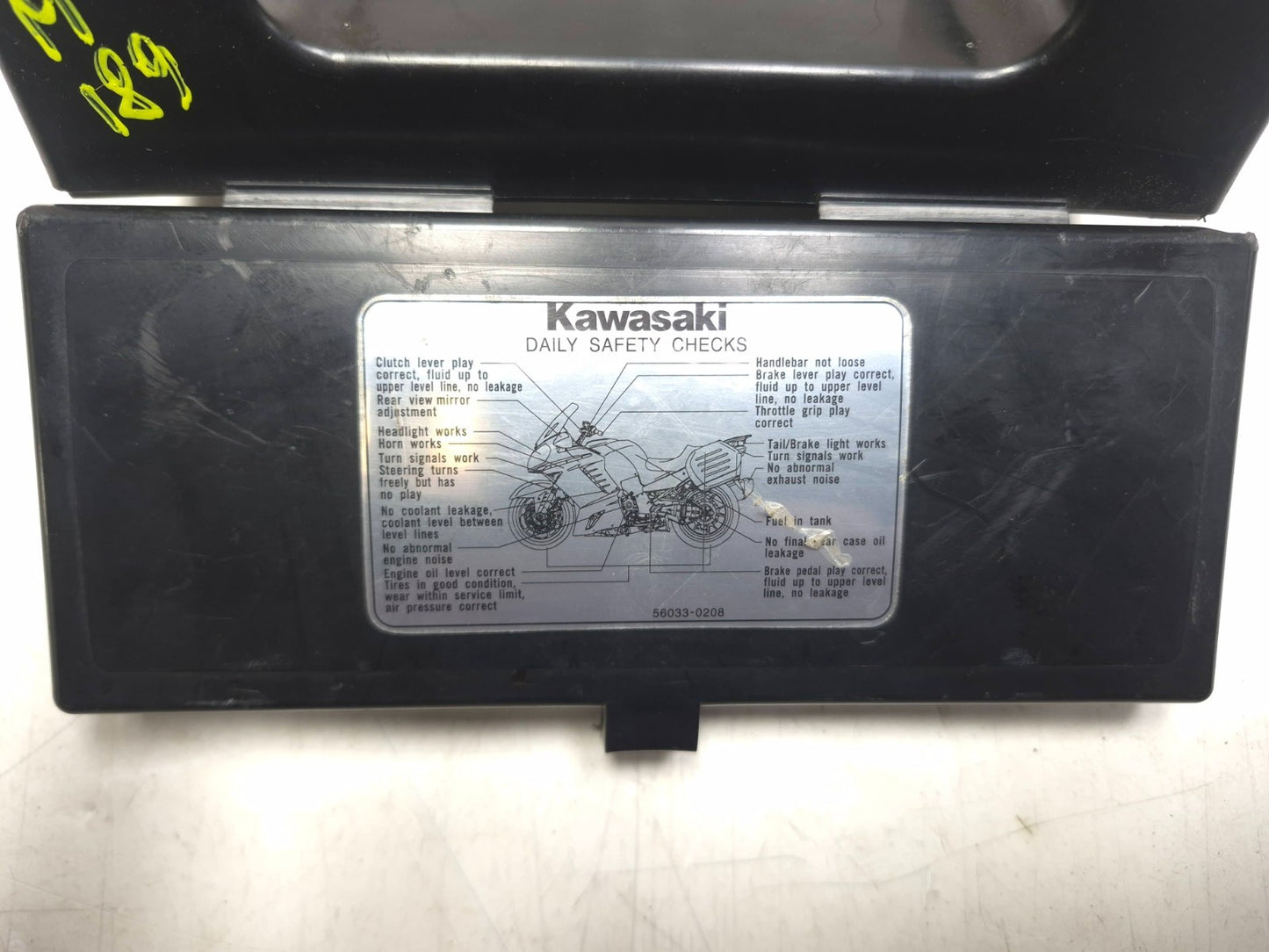2009 Kawasaki Concours 14 Zg1400 Storage Tool Case  OEM
