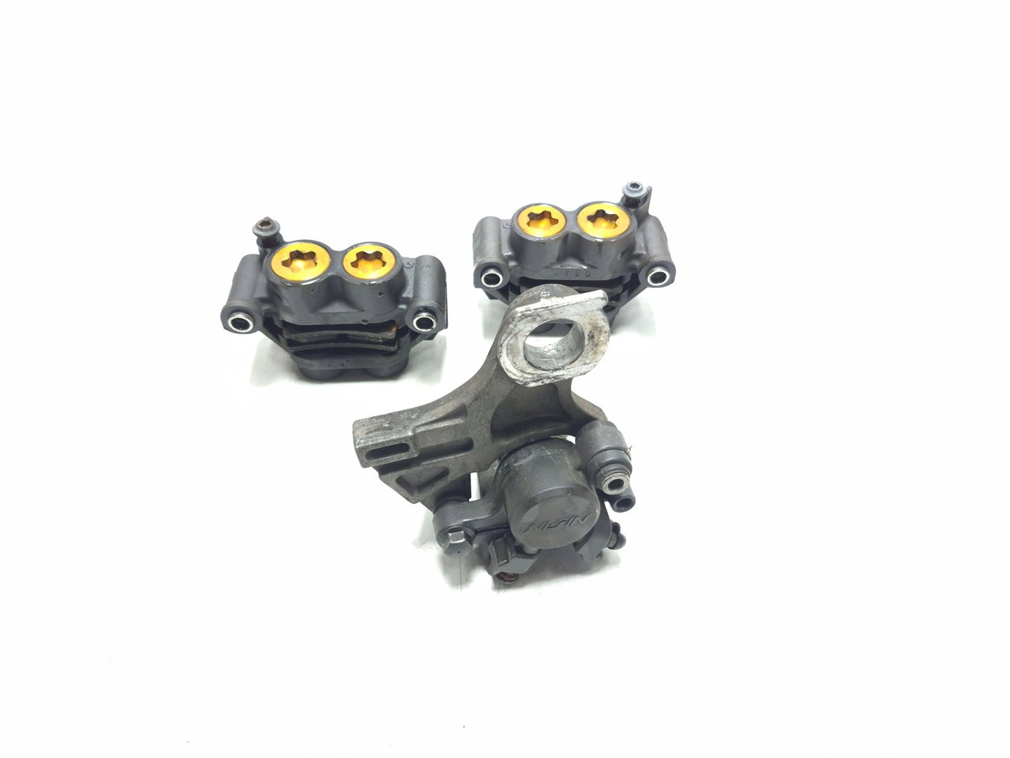 2005 - 2009 Yamaha Yzf R6 Brake Caliper Front & Rear 3pcs OEM