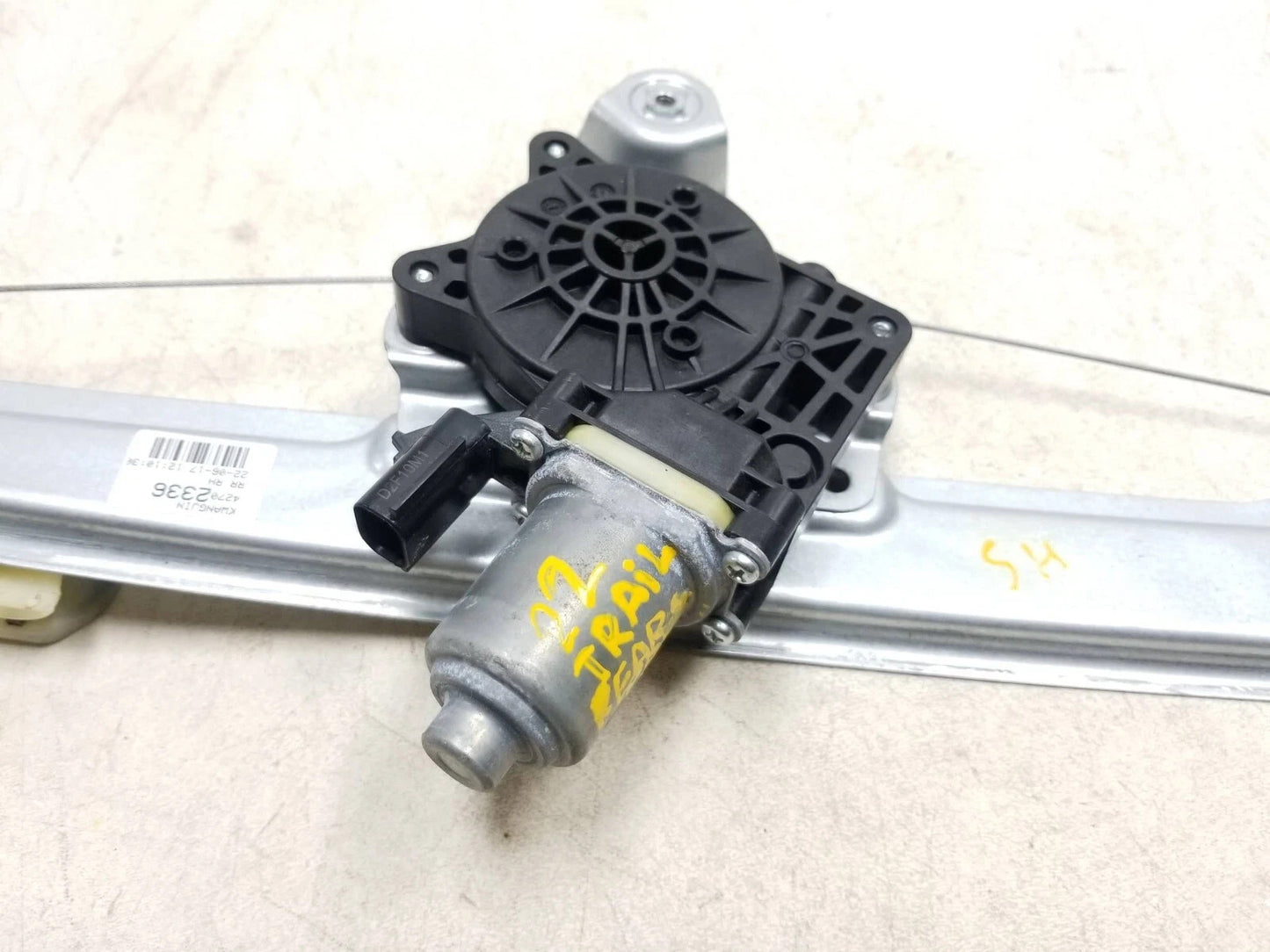 2022 Chevrolet Trailblazer Rear Window Regulator & Motor Passenger Side Rightoem