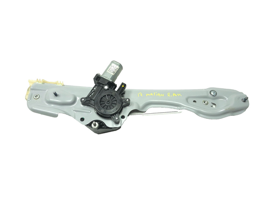 2017 Chevrolet Malibu Rear Window Regulator & Motor Passenger Side Right OEM