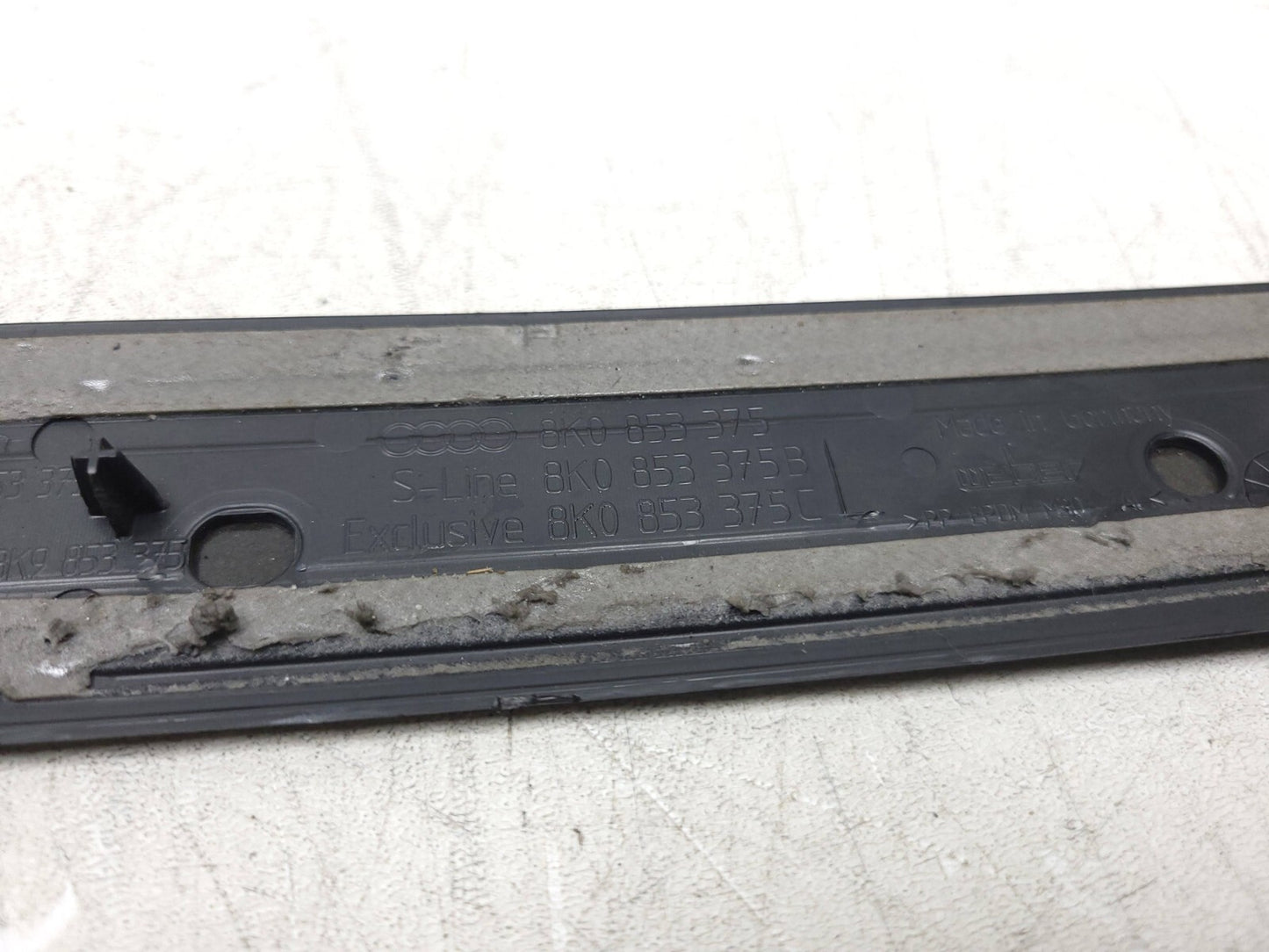2009 - 2016 Audi A4 S4 Sedan Door Sill Scuff Plate Trim 4 Pcs OEM