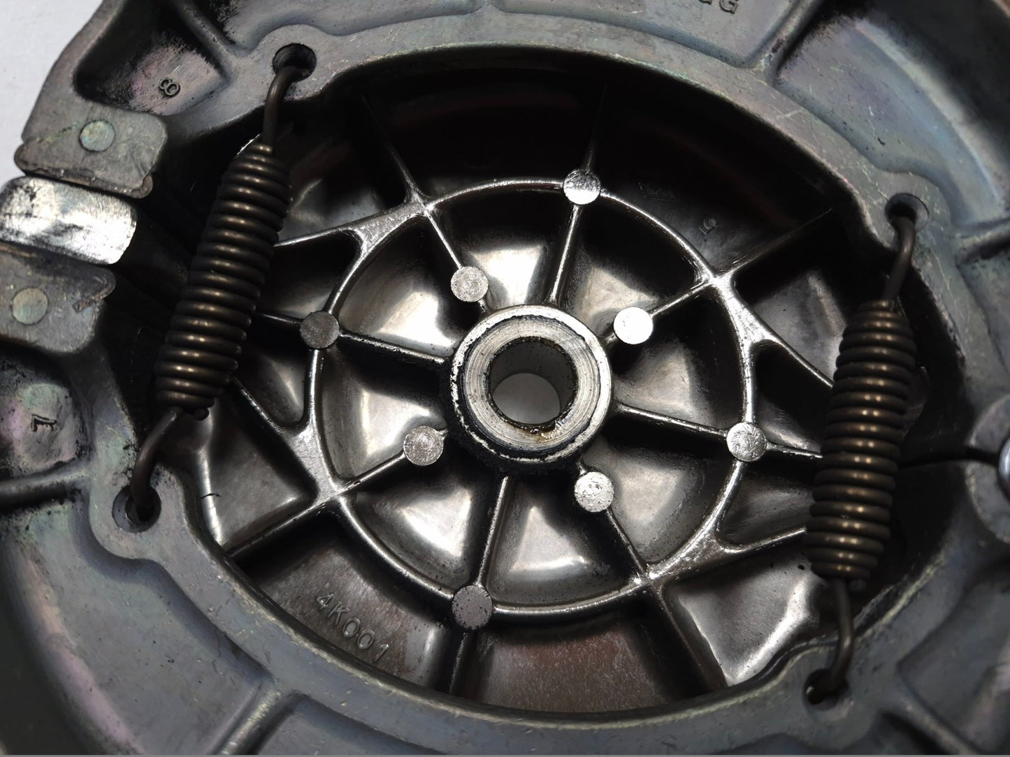 1996 Yamaha Virago Xv750 Rear Chrome Brake Drum Assembly OEM