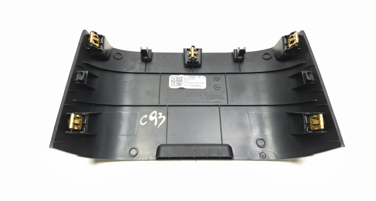 2021 Tesla Model 3 Y Center Console Rear Back Trim Cover 1108494-00-b OEM