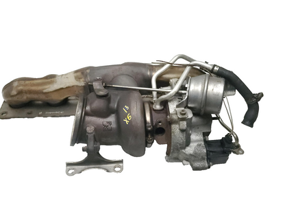 2013 BMW X6 Turbocharger W/ Exhaust Manifold Assy OEM