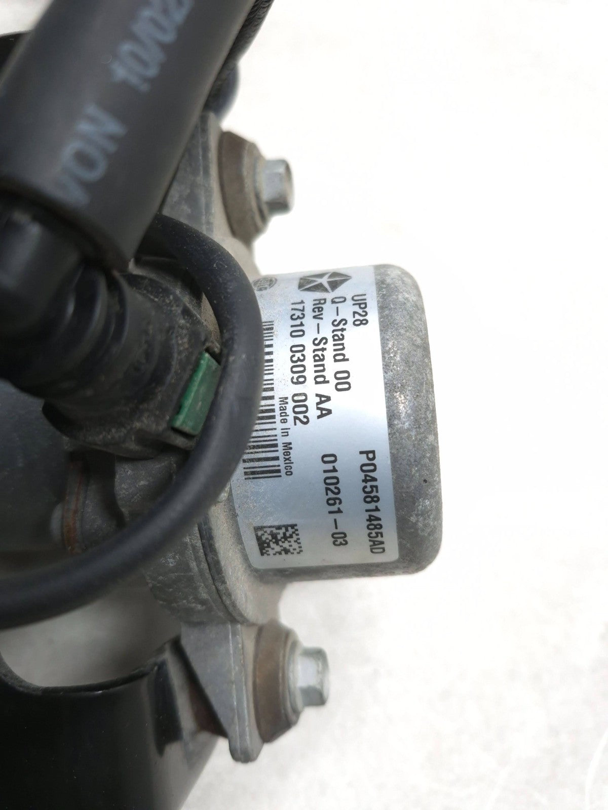 2018 Chrysler 300 Brake Booster Vacuum Pump 3.6l OEM