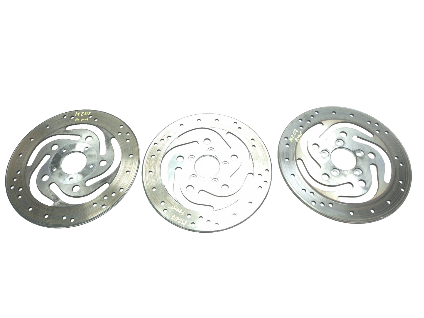 2000-2007 Harley Davidson Electra Glide Flht Brake Disk Rotor Front & Rear 3pcs