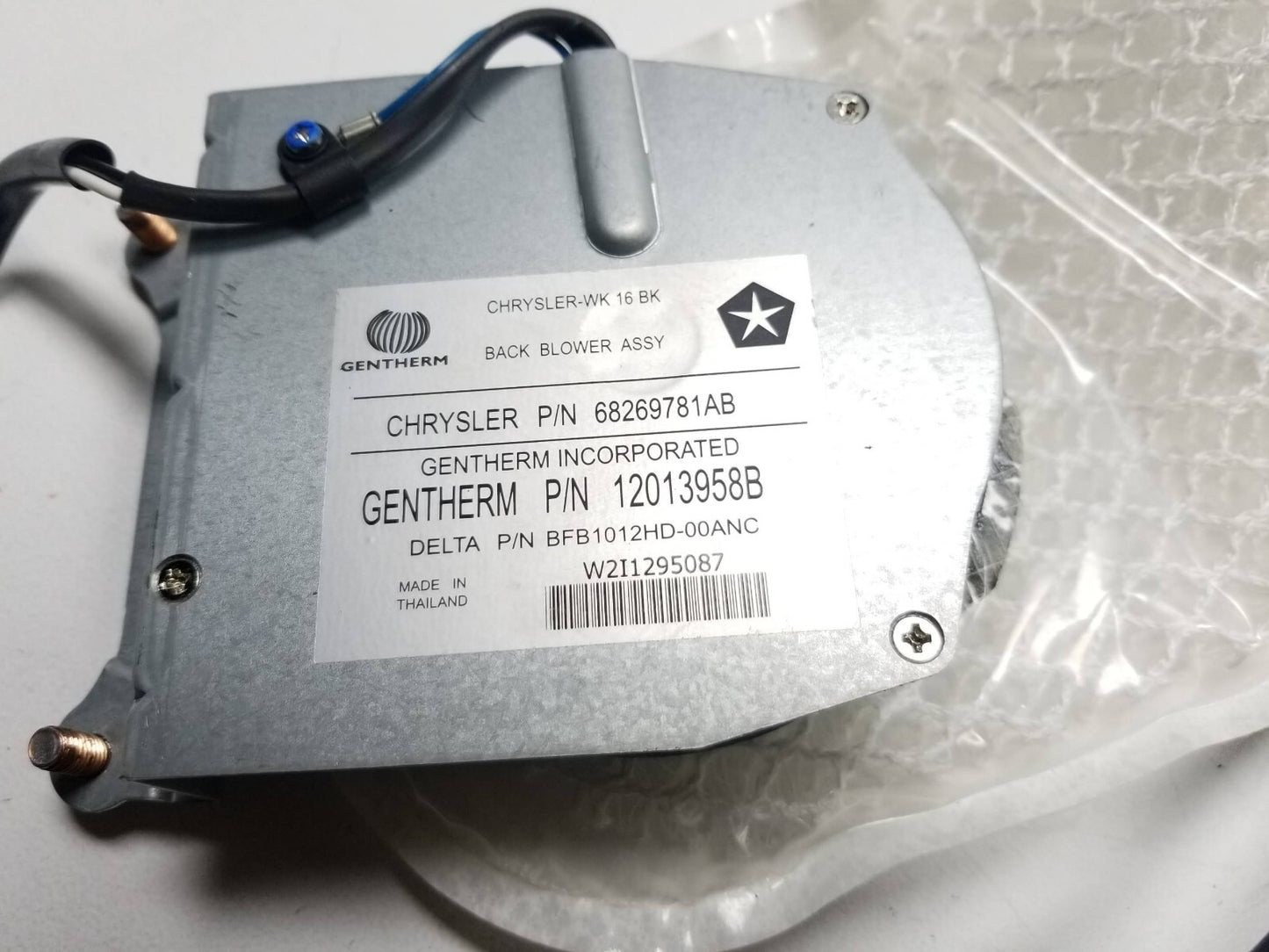 2018 Dodge Durango Front Passenger Seat Blower Motor Heat Pad OEM