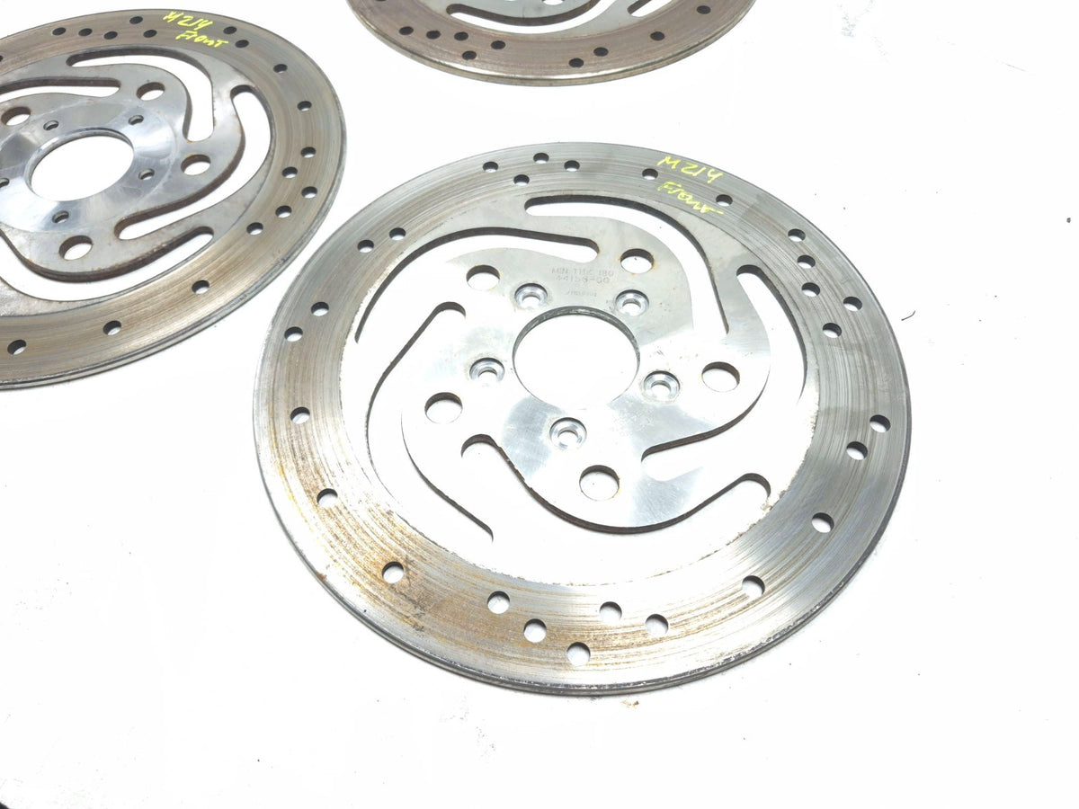 2004 Harley-davidson Touring Electra Glide Brake Disc Front & Rear 3 Pcs OEM