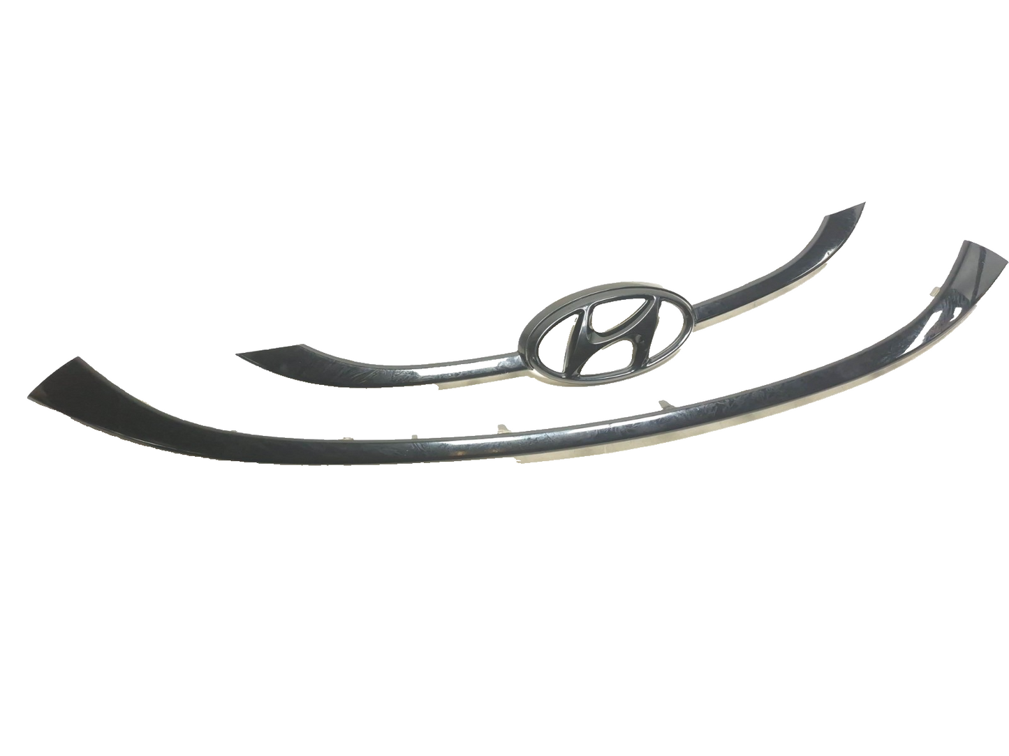 2014 Hyundai Elantra Gt Front Bumper Grille Molding Pair OEM